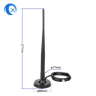 De Mannelijke Magnetische Schakelaar 4G LTE van SMA zet Antenne met LMR195-Kabel op