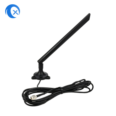 2.4G 5 DBi 5g 5.8g WiFi Omnidirectionele Magnet Mount Antenne Met SMA Connector Voor Netwerkkaart