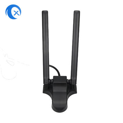 Dualband 2.4GHz 5GHz RP-SMA WiFi antennes met 6,5 voet verlengkabel voor PC Desktop Computer Wireless Bluetooth