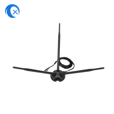 2.4G/5G Triple 7dBi Antenne WiFi Bluetooth Wireless Extender Magnetische Antenne met RP-SMA Male Connector