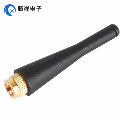 SMA Mannelijke rechte goudgeplatte connector antenne 868MHz 2dBi rubberen antenne voor handheld, tv, automotive, home theater
