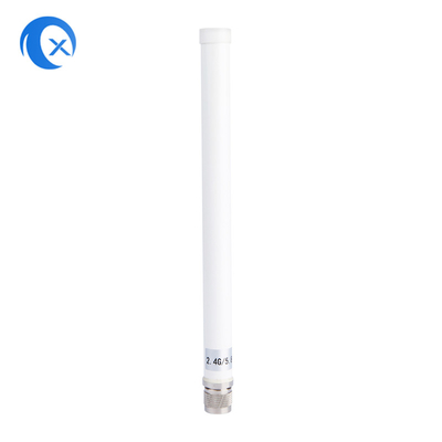 2.4G+5.8G Dual Band High Gain 7DBi WiFi Outdoor Waterdicht Glasvezel Antenne Met N Mannelijke Connector