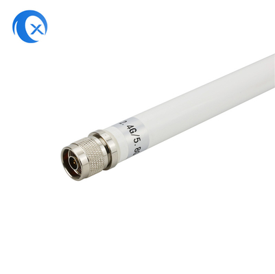 2.4G+5.8G Dual Band High Gain 7DBi WiFi Outdoor Waterdicht Glasvezel Antenne Met N Mannelijke Connector