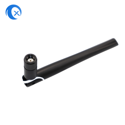 2.4GHz 2dBi vouwbare rubberen eend WiFi-antenne met omgekeerde paal SMA-mannelijke connector voor routers en walkie-talkies
