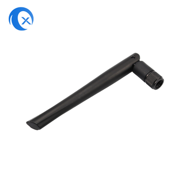 2.4GHz 2dBi vouwbare rubberen eend WiFi-antenne met omgekeerde paal SMA-mannelijke connector voor routers en walkie-talkies