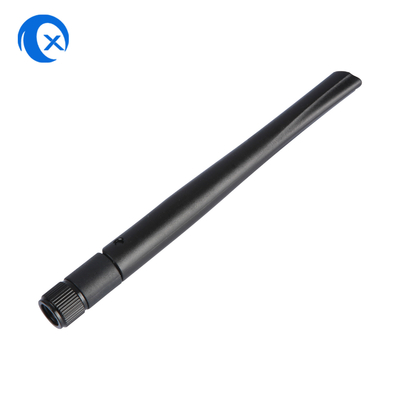 2.4GHz 2dBi vouwbare rubberen eend WiFi-antenne met omgekeerde paal SMA-mannelijke connector voor routers en walkie-talkies