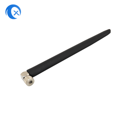 Hoge winst 5dBi Vaste 90 graden Externe rubber rechthoekige RP SMA Mannelijke connector 2.4GHz Antenne voor HD-beveiligingscamera