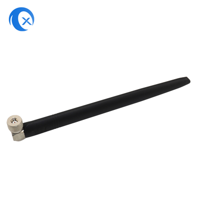 Hoge winst 5dBi Vaste 90 graden Externe rubber rechthoekige RP SMA Mannelijke connector 2.4GHz Antenne voor HD-beveiligingscamera