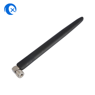 Hoge winst 5dBi Vaste 90 graden Externe rubber rechthoekige RP SMA Mannelijke connector 2.4GHz Antenne voor HD-beveiligingscamera