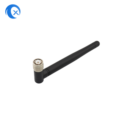 2.4/5.8g 90 graden 5dBi Externe rubberen eend WiFi-antenne met SMA Mannelijke connector Router WiFi-antenne