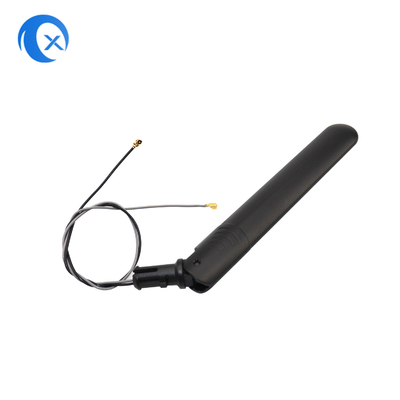 Omni 2.4G / 5.8g Dual Band WiFi Paddle Antenne met vliegende draad/kabel Ipex Connector voor Router