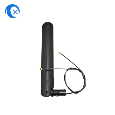 Omni 2.4G / 5.8g Dual Band WiFi Paddle Antenne met vliegende draad/kabel Ipex Connector voor Router