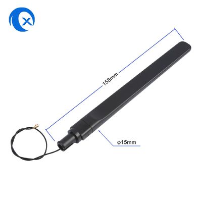2.4G 5G GPS/GSM/WiFi/TV Rubber Paddle Antenne met coaxkabel