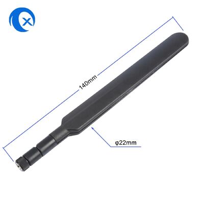 Omnidirectionele digitale tv-rubber duck-antenne voor binnenshuis met RP-SMA mannelijk