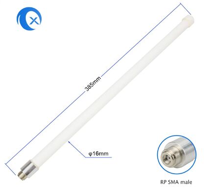 915MHz Omni Glasvezel Antenne 3dBi Indoor Outdoor Rpsma Lora Lorawan Antenne voor Gateway