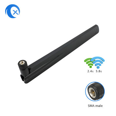 Antenne van de Bandomni WiFi van 5dBi 2.4G 5G de Dubbele met Wartelrp SMA Schakelaar