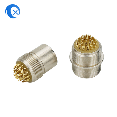 De nieuwe van de het Zinklegering 22pin van het Aankomstmetaal Balans Cirkelmicro Jack Connector