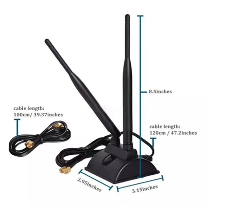 De dubbele Aanwinst Openlucht Actieve Digitale HDTV van de Band Draagbare HD Antenne 8DBI